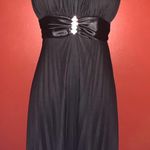 Neon Black Sheer Halter Top Dress Size M Photo 1