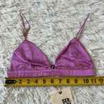 SER.O.YA DORAL SILK BRALETTE IN ROSE BUD SIZE XS Purple Photo 5