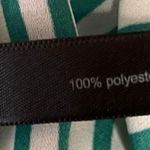 The Limited  Green Striped Bow Tie Front 3/4 Sleeve Career Office Blouse Top Sz S Photo 3