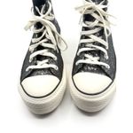 Converse  Chuck Taylor All Star‎ Lift Platform Glitter Womens Black 8.5 Photo 7