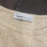 Urban Outfitters NWT  Tyler ribbed long sleeve top neutral color Photo 1