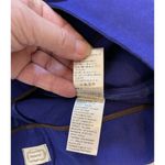 $650 VTG Agnona 42 6 Dress Trousers Pants Flat Front Purple/Blue High Rise Purple Photo 4