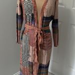 Anthropologie Patchwork Belted Cardigan Photo 0