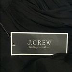 J.Crew Nadia Dress Size 4 Black Silk Chiffon Weddings & Parties Womens NWT Photo 4
