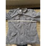 Talbots Railroad Stripe Utility Jacket 10 layered preppy coastal boho minimalist Photo 8