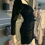 Bebop  Ruched Velvet Sweetheart Mini Dress Cocktail Holiday Size Medium.  #307 Photo 4