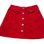 BDG 3/$15  red corduroy skirt Photo 0