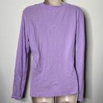 Sundry  lilac crewneck long sleeve top star print size 3 L new without tags Photo 4