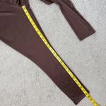 SKIMS Disco Trousers Skinny High Waist Trouser Womens Size 2X Brown Sheen Photo 7