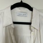 Carly Jean Los Angeles  Cream Button Down Blouse Photo 1
