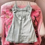 Princess Polly  mint green silk mini dress Photo 2