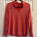 Ibkul Womens Medium Pink Performance Pullover Jacket Golf Tennis Vented Sleeves Photo 0