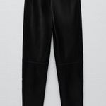 ZARA nwt high waisted faux leather leggings pants Photo 5