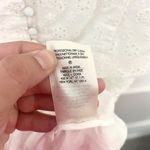 Alice + Olivia Fae Eyelet Mini Dress White Women’s Size 10 Photo 5