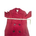 st. john's bay St. John’s Bay * Burgundy * Wool Blend * Double breasted ￼* Pea Coat * Sz PM NWO Photo 6