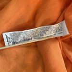 ZARA  Eyelet Babydoll Summer Dress Medium Festival Spaghetti Tie Back Orange Photo 3