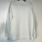 Buckle Black Womens White Waffle Grid Sweatshirt G11 Size L Photo 1