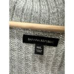 Banana Republic Womens Gray Oversized Sleeveless Zip Front Sweater Vest M/L Photo 5