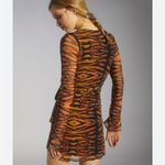 Urban Outfitters  Ace Printed Mesh Wrap Dress Photo 1