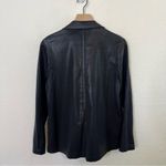 Bella Dahl  Sloane Unconstructed Blazer Waxy Coated Womens Size S Photo 6