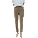 Mango Ankle Mid-Rise Skinny Pants Brown NWT Size 4 Photo 2