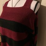 Hooked Up Red Black Sweater Size M Photo 1