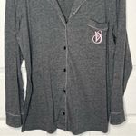 Victoria's Secret Victoria’s Secret Pajamas Sz XL Long Shirt Pants Set Gray And Pink Photo 3