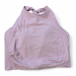 Athleta  Lavender Conscious Twist Cropped Bra- Large Photo 0