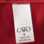 Y2k Sexy Cato Red Satin Cami Lingerie Top Small Photo 3