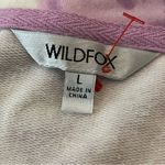 Wildfox Tie Dye Star Print Sweatshirt Purple White L Photo 2