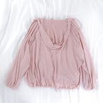 Aerie Light Pink Lightweight Hoodie Photo 2