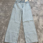Abercrombie & Fitch NEW Women's  Light Blue Wide Leg Jeans 24 Photo 0