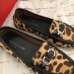 D.j. Pliner Leopard Calf Hair Loafers Size 7 Photo 4