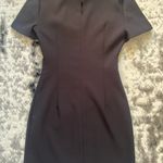 ZARA black dress with zipper in center size small Photo 5