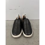 UGG  Cas Slip-On Sneaker Women's 8.5 Black Leather Casual Comfort Shoes Athletic Photo 3