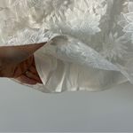 ZARA  ZW Collection Embroidered Short Dress Bloggers Favorite ‘24 Oyster White XL Photo 4