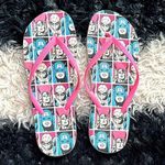Marvel  Superhero Flip Flops with Pink Straps, Sz 9/10 Photo 0