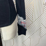 Free People ‎ Bandana Cuff Thermal Top in Black Size US XS Photo 6