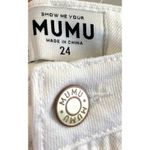 Show Me Your Mumu  Statesboro White Denim Skort Seasalt White 24 Photo 2