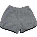 Brandy Melville - St George London Curved Hem Shorts in Gray & Navy Photo 1