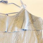 Talori Eyelet Ruffled Mini Dress Gray Photo 5