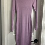 Zesic Long sleeve Ribbed Knit midi Dress  Photo 2