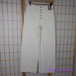 Madewell New! Superwide-Leg Jeans tile white, size 28 Photo 3