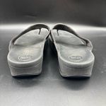FitFlop  Womens Lulu Toe Post Strap Leather Sandals‎ Flip Flop Black Size 10 Photo 4