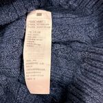 Abercrombie & Fitch Navy Cable Knit Hat Winter Cap Beanie Preppy Ski Pom Pom Photo 6