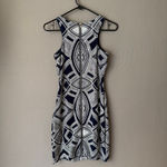 Speechless  sz 3 navy silver halter‎ mini dress Photo 5
