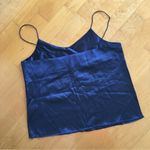 Floral, Embroidered, Tank Top, Navy Blue, Pink, Green, Size S Blue Photo 11