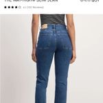 Everlane The Way High Slim Straight Short Denim Jeans Photo 4