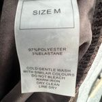 Maniere De Voir Pullover Hoodie Women M Brown Corduroy Oversized Sweatshirt Photo 11