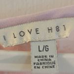 I Love H81 Women's Sleeveless Floral Blouse - Size Large Flowy Sheer Top Photo 4